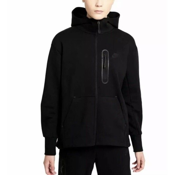 New with tags NIKE Nike Tech Fleece Full-Zip Hoodie Black DD5624-010 Black Sz L - Picture 8 of 8